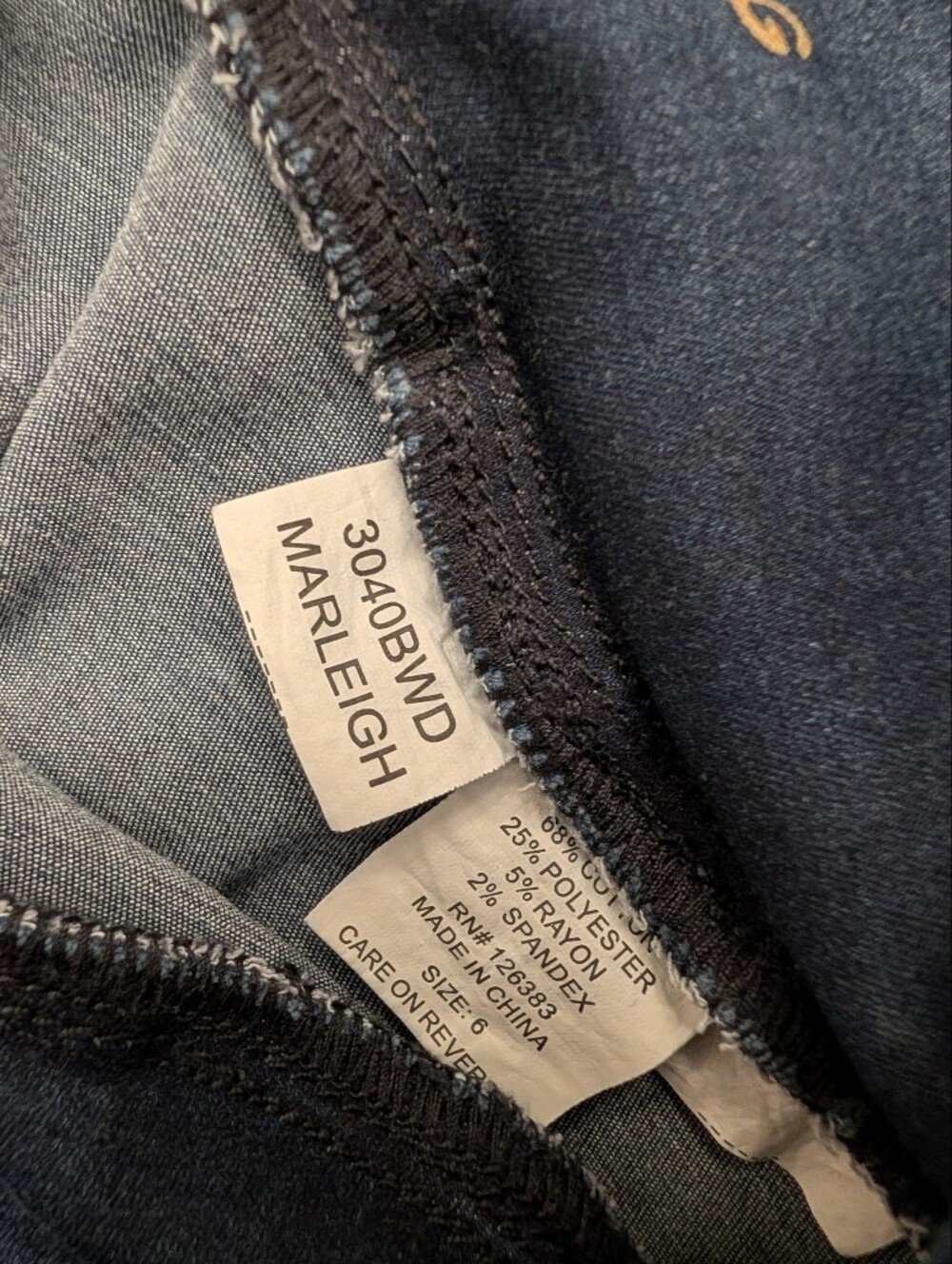 Ethyl Marleigh Slim Jeans With Pearls & Stones Women's Size 6 - Picture 6 of 9
